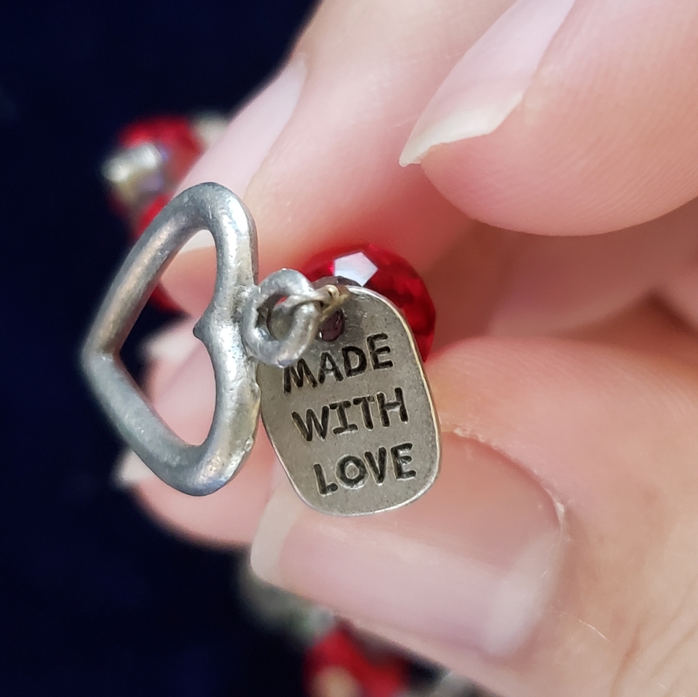 Ruby Silver Bracelet - image 2